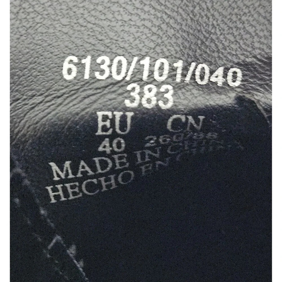 Zara Black Leather & Suede Chelsea Ankle Boots EUR 40 US 8 Basic Collection - Picture 8 of 9